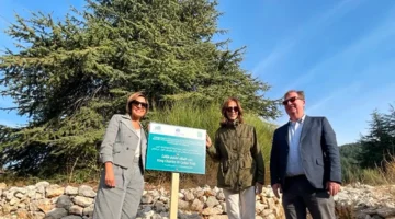 وزيرة البيئة وسفير بريطانيا يفتتحان درب الملك تشارلز الثالث في محمية الشوف